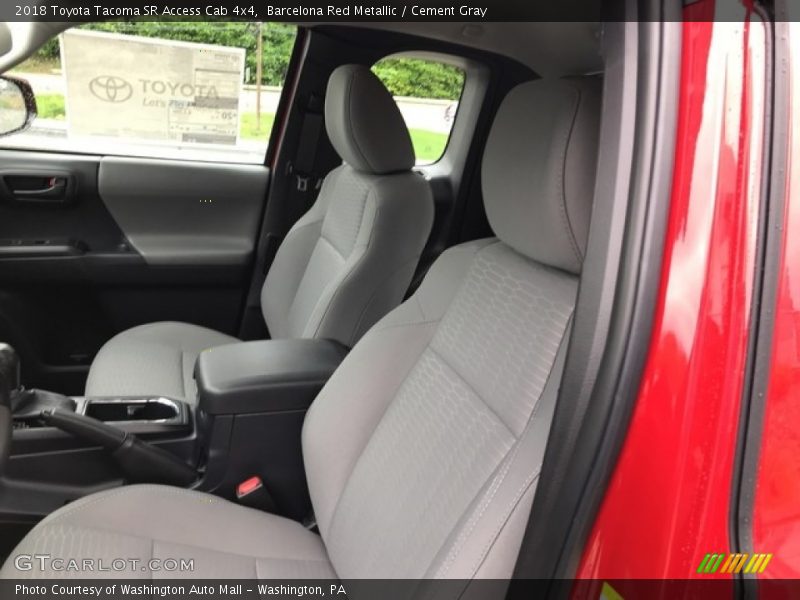 Barcelona Red Metallic / Cement Gray 2018 Toyota Tacoma SR Access Cab 4x4