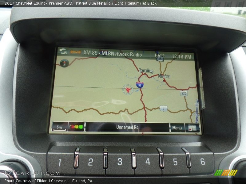 Patriot Blue Metallic / Light Titanium/Jet Black 2017 Chevrolet Equinox Premier AWD