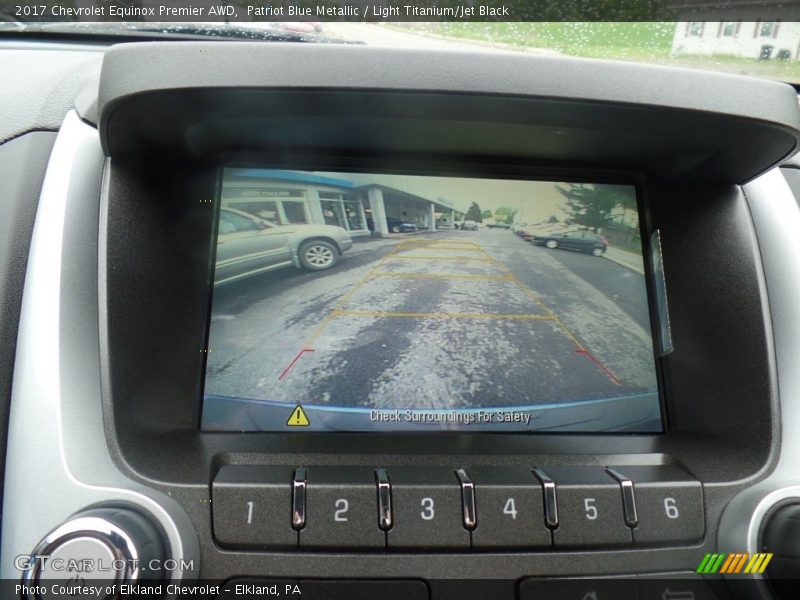 Patriot Blue Metallic / Light Titanium/Jet Black 2017 Chevrolet Equinox Premier AWD