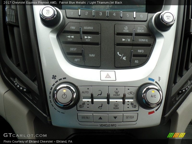 Patriot Blue Metallic / Light Titanium/Jet Black 2017 Chevrolet Equinox Premier AWD