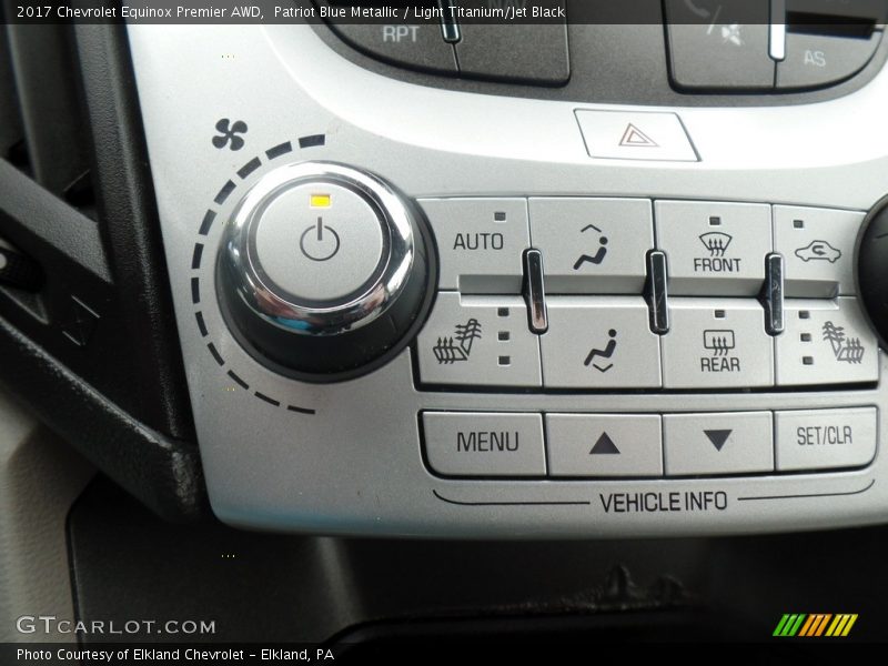 Patriot Blue Metallic / Light Titanium/Jet Black 2017 Chevrolet Equinox Premier AWD