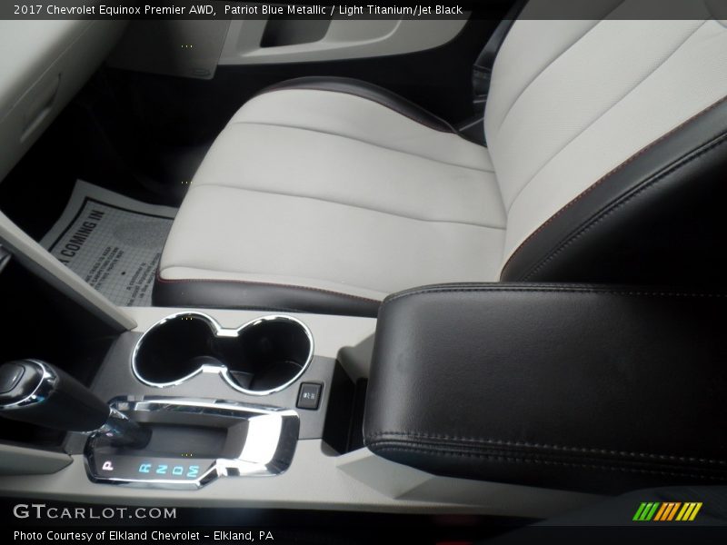 Patriot Blue Metallic / Light Titanium/Jet Black 2017 Chevrolet Equinox Premier AWD