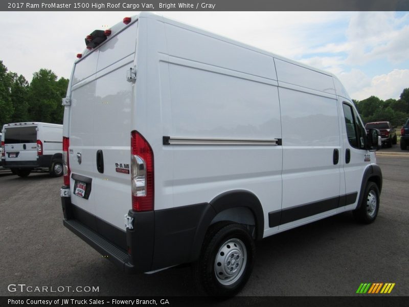 Bright White / Gray 2017 Ram ProMaster 1500 High Roof Cargo Van