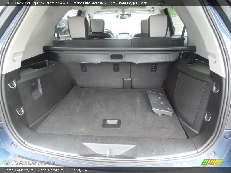Patriot Blue Metallic / Light Titanium/Jet Black 2017 Chevrolet Equinox Premier AWD