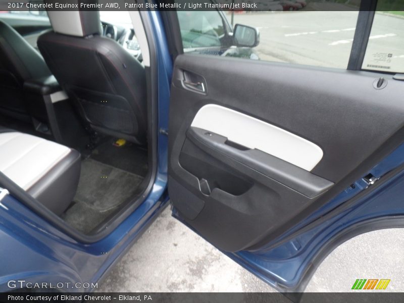 Patriot Blue Metallic / Light Titanium/Jet Black 2017 Chevrolet Equinox Premier AWD