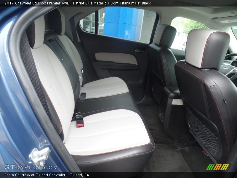 Patriot Blue Metallic / Light Titanium/Jet Black 2017 Chevrolet Equinox Premier AWD