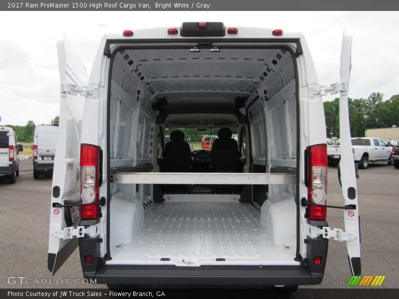 Bright White / Gray 2017 Ram ProMaster 1500 High Roof Cargo Van