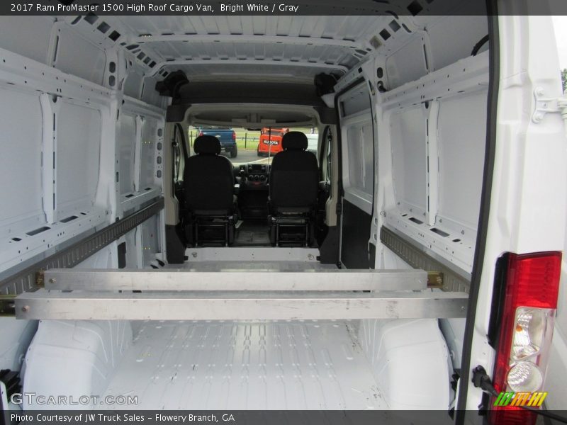 Bright White / Gray 2017 Ram ProMaster 1500 High Roof Cargo Van