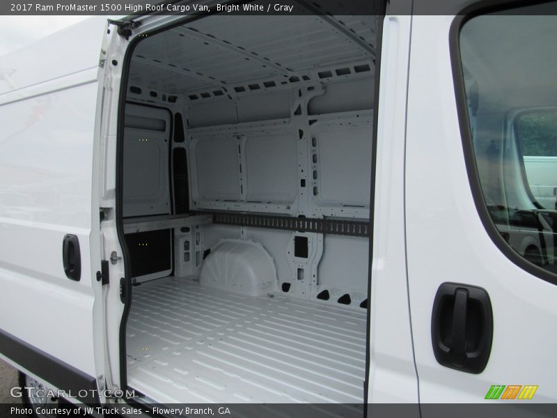 Bright White / Gray 2017 Ram ProMaster 1500 High Roof Cargo Van