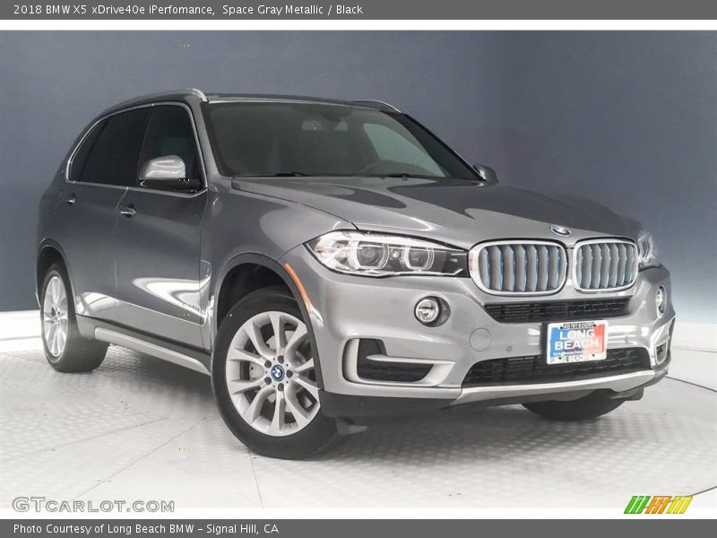 Space Gray Metallic / Black 2018 BMW X5 xDrive40e iPerfomance