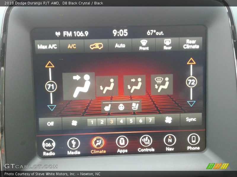 DB Black Crystal / Black 2018 Dodge Durango R/T AWD