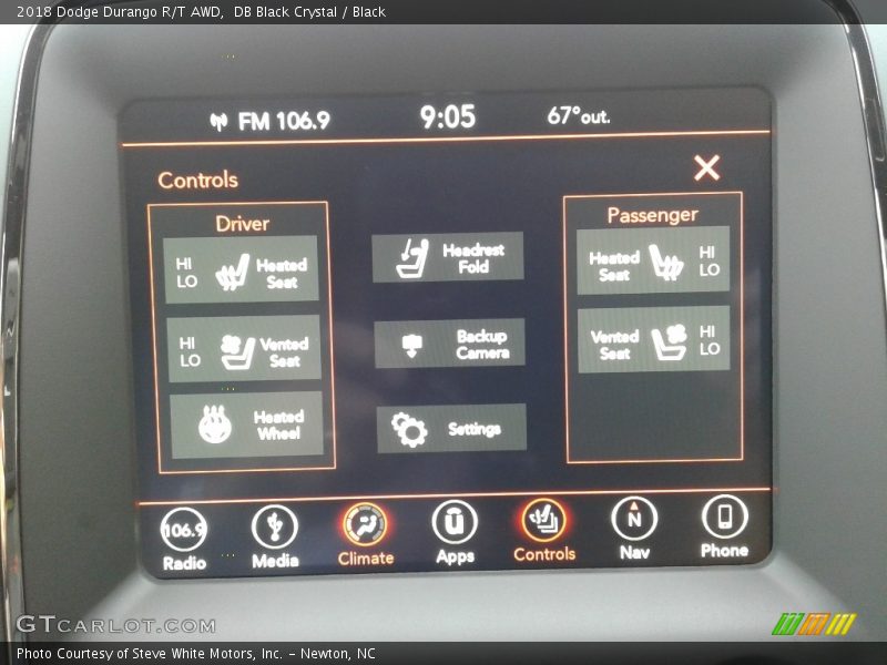 DB Black Crystal / Black 2018 Dodge Durango R/T AWD