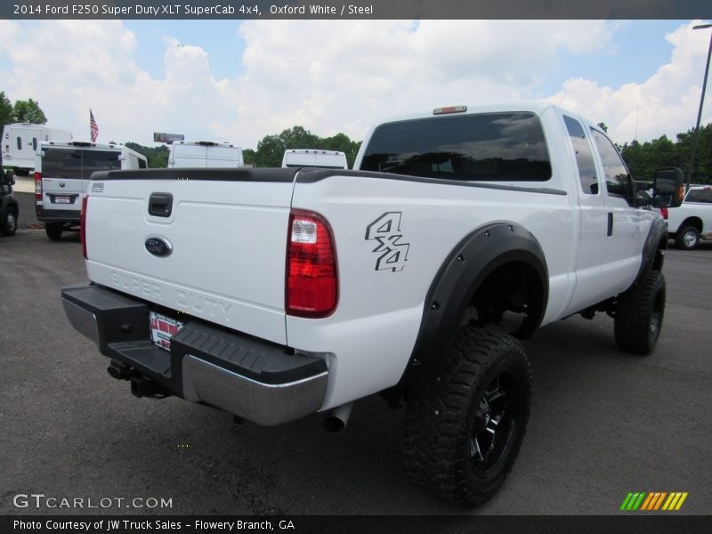 Oxford White / Steel 2014 Ford F250 Super Duty XLT SuperCab 4x4