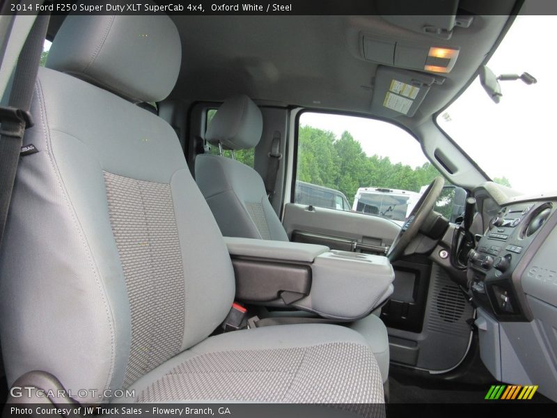 Oxford White / Steel 2014 Ford F250 Super Duty XLT SuperCab 4x4