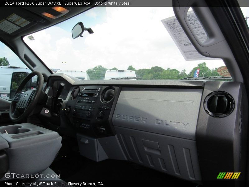 Oxford White / Steel 2014 Ford F250 Super Duty XLT SuperCab 4x4