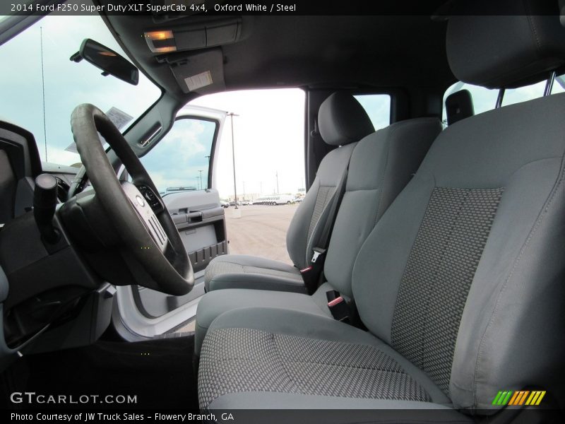 Oxford White / Steel 2014 Ford F250 Super Duty XLT SuperCab 4x4