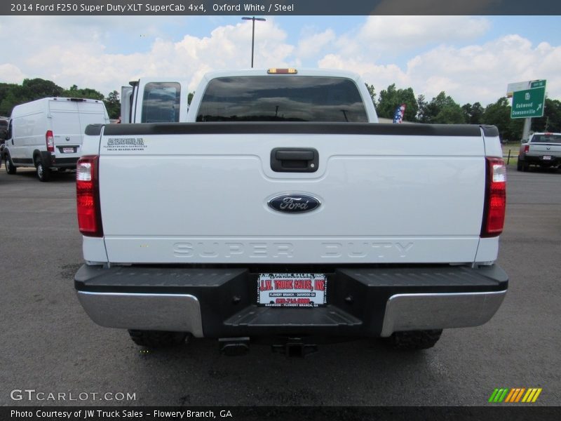 Oxford White / Steel 2014 Ford F250 Super Duty XLT SuperCab 4x4