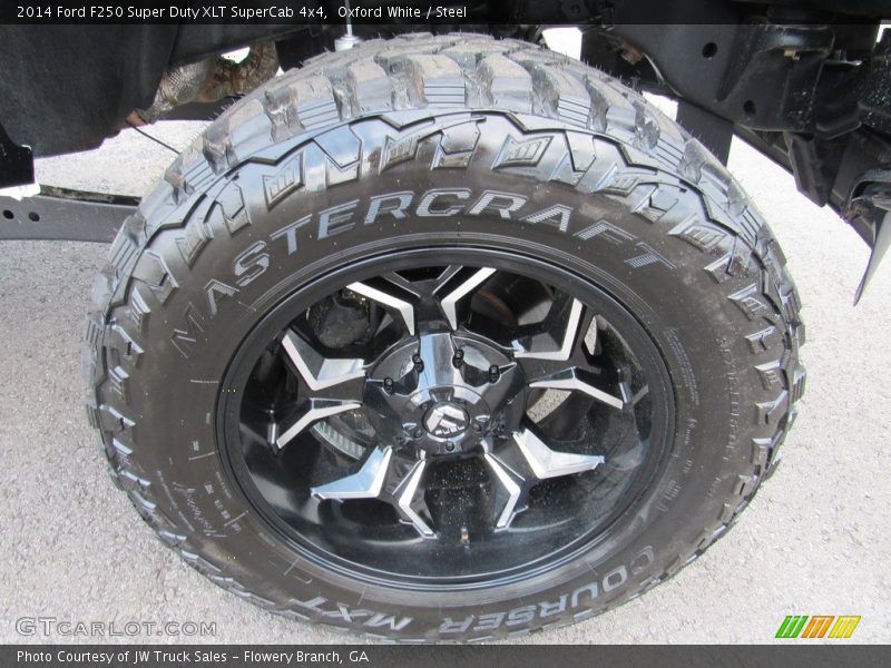 Oxford White / Steel 2014 Ford F250 Super Duty XLT SuperCab 4x4
