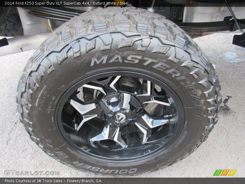 Oxford White / Steel 2014 Ford F250 Super Duty XLT SuperCab 4x4