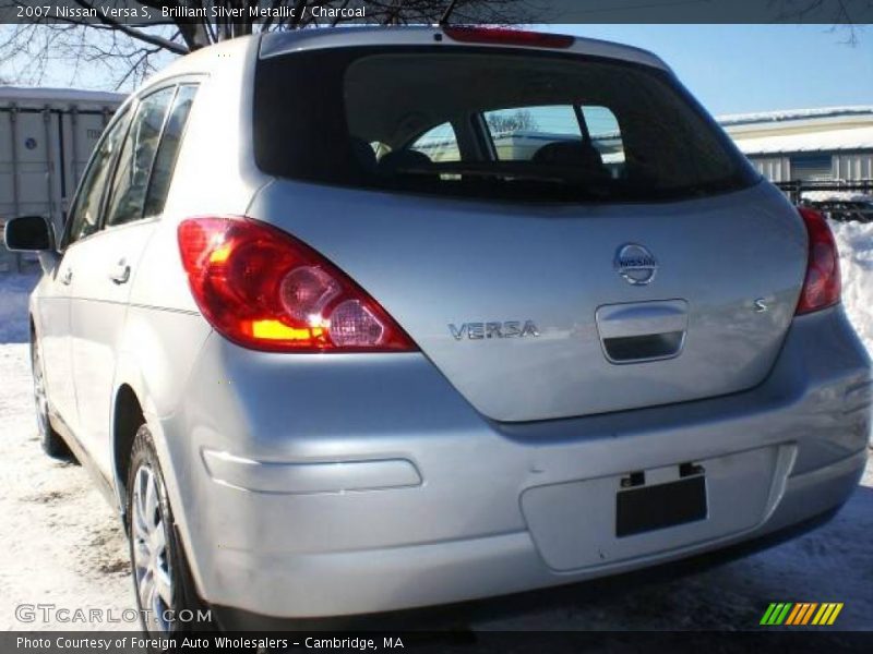 Brilliant Silver Metallic / Charcoal 2007 Nissan Versa S