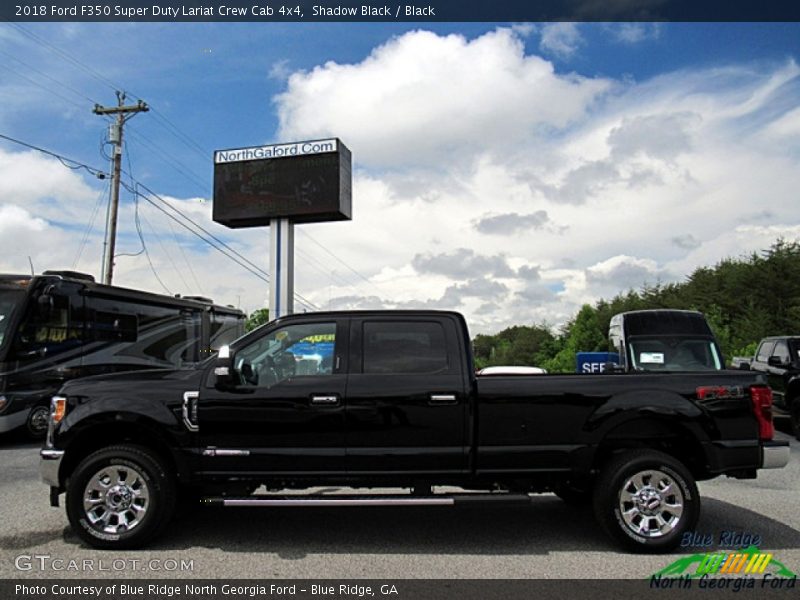 Shadow Black / Black 2018 Ford F350 Super Duty Lariat Crew Cab 4x4