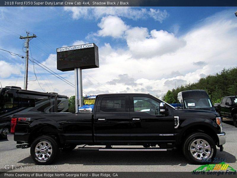 Shadow Black / Black 2018 Ford F350 Super Duty Lariat Crew Cab 4x4