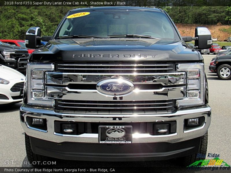 Shadow Black / Black 2018 Ford F350 Super Duty Lariat Crew Cab 4x4