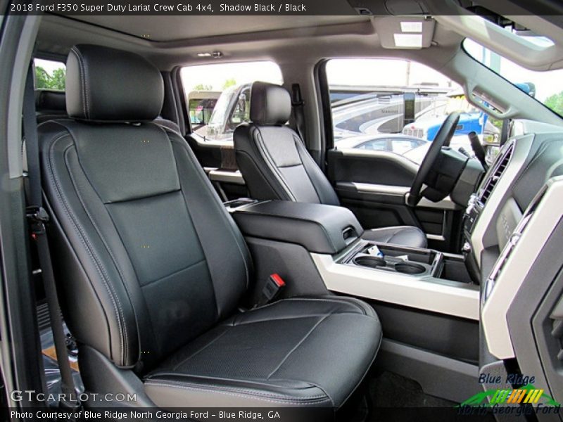 Shadow Black / Black 2018 Ford F350 Super Duty Lariat Crew Cab 4x4