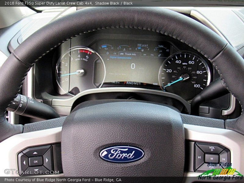 Shadow Black / Black 2018 Ford F350 Super Duty Lariat Crew Cab 4x4