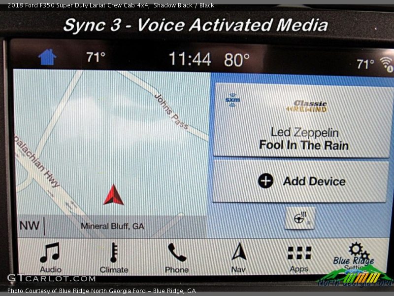 Shadow Black / Black 2018 Ford F350 Super Duty Lariat Crew Cab 4x4