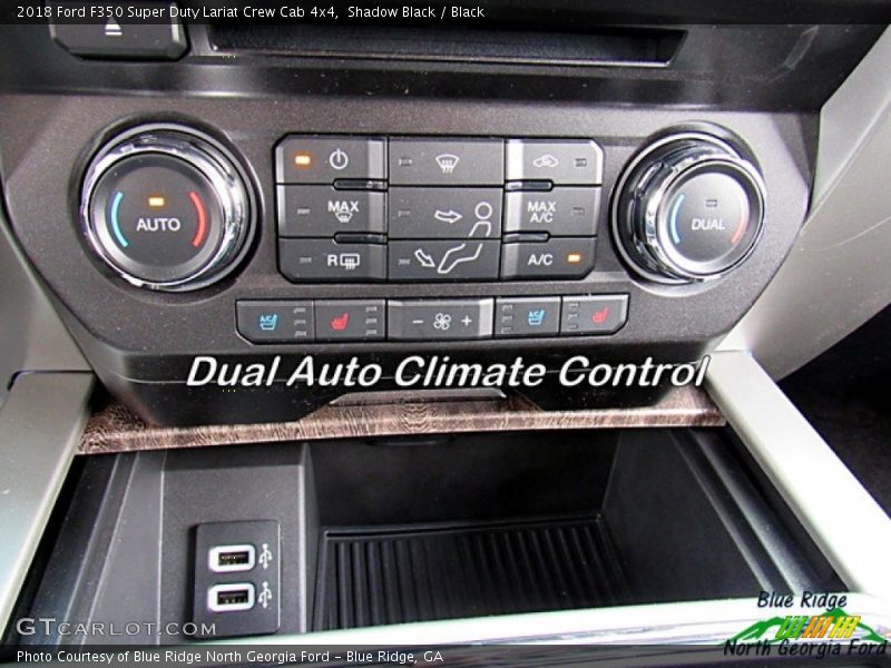 Shadow Black / Black 2018 Ford F350 Super Duty Lariat Crew Cab 4x4