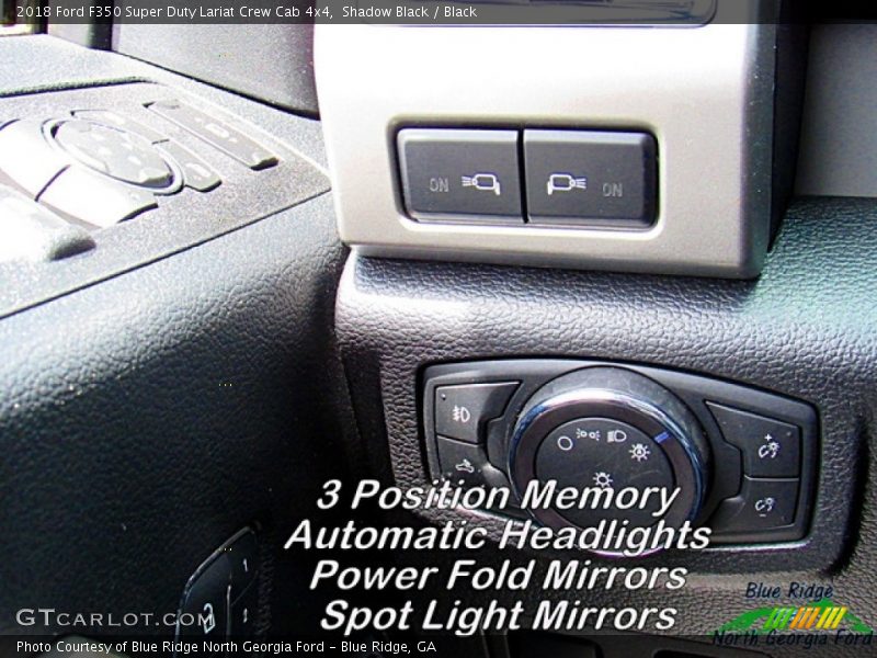 Shadow Black / Black 2018 Ford F350 Super Duty Lariat Crew Cab 4x4