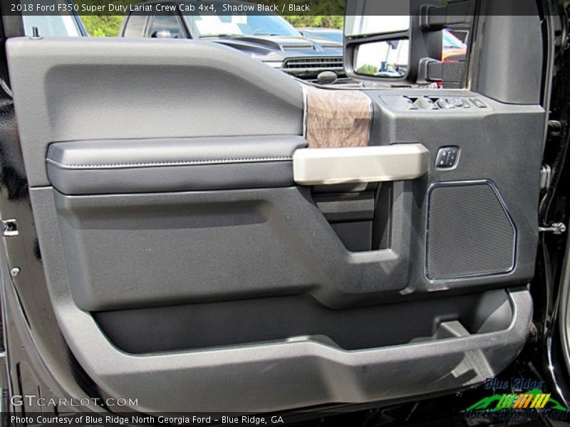 Shadow Black / Black 2018 Ford F350 Super Duty Lariat Crew Cab 4x4