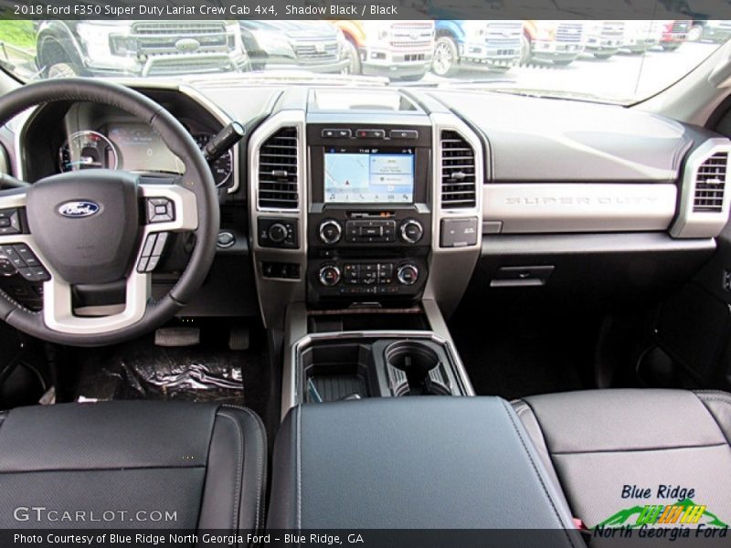 Shadow Black / Black 2018 Ford F350 Super Duty Lariat Crew Cab 4x4
