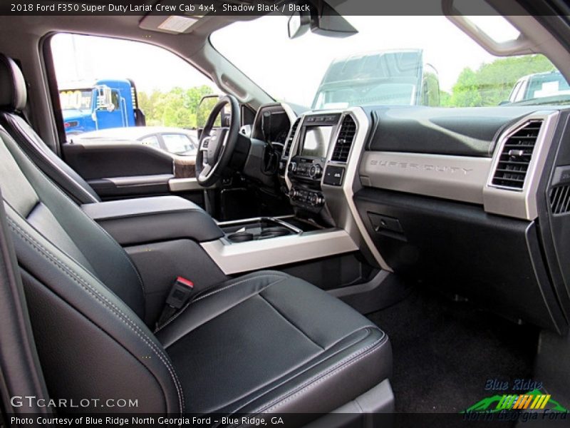 Shadow Black / Black 2018 Ford F350 Super Duty Lariat Crew Cab 4x4