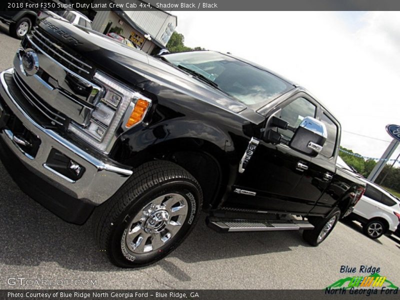 Shadow Black / Black 2018 Ford F350 Super Duty Lariat Crew Cab 4x4