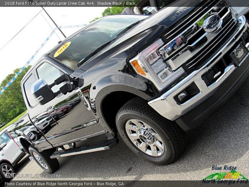 Shadow Black / Black 2018 Ford F350 Super Duty Lariat Crew Cab 4x4