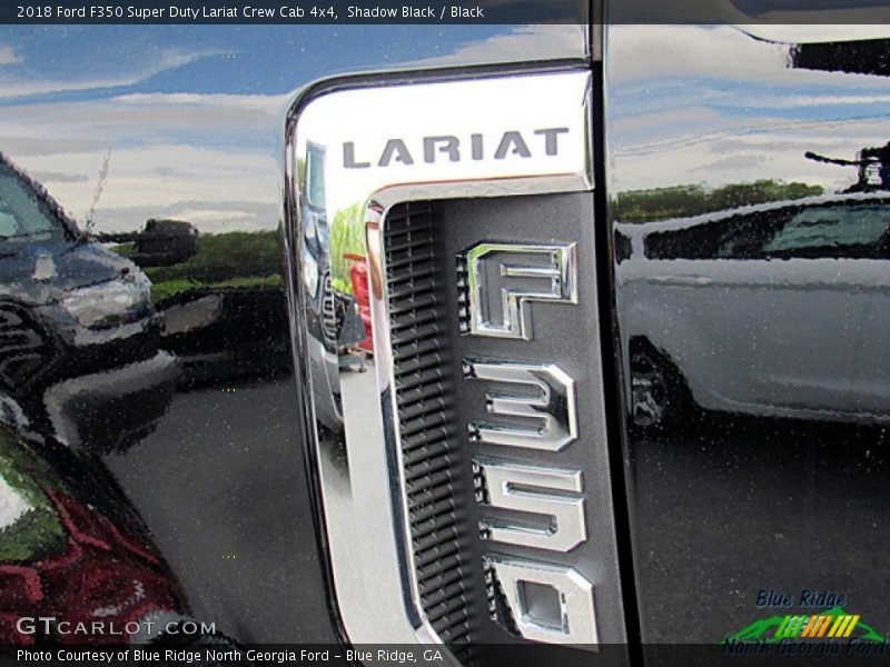 Shadow Black / Black 2018 Ford F350 Super Duty Lariat Crew Cab 4x4