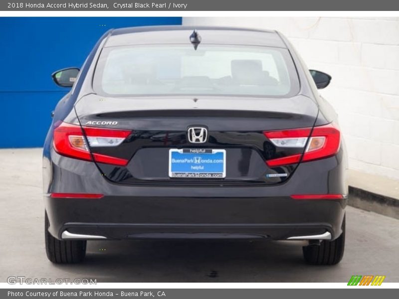 Crystal Black Pearl / Ivory 2018 Honda Accord Hybrid Sedan