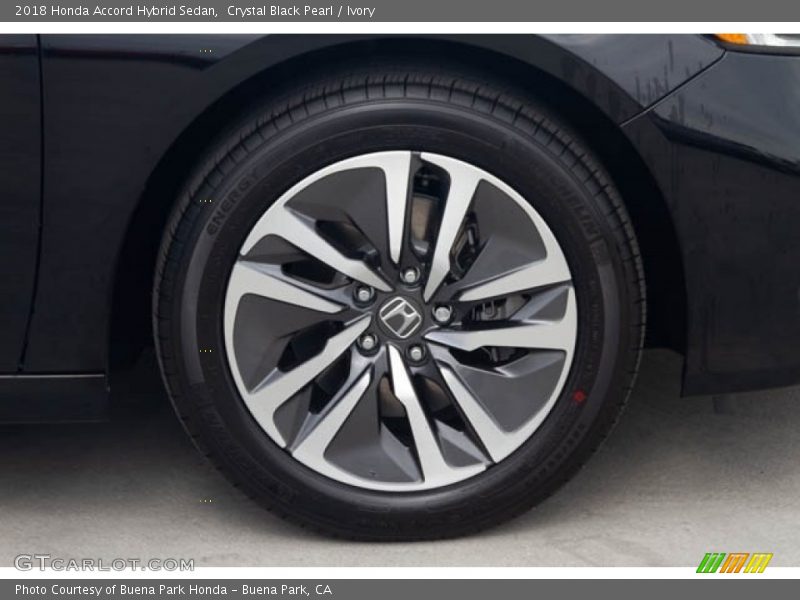 Crystal Black Pearl / Ivory 2018 Honda Accord Hybrid Sedan