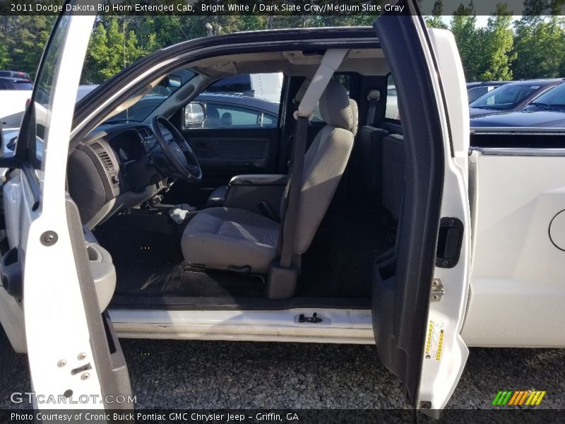 Bright White / Dark Slate Gray/Medium Slate Gray 2011 Dodge Dakota Big Horn Extended Cab