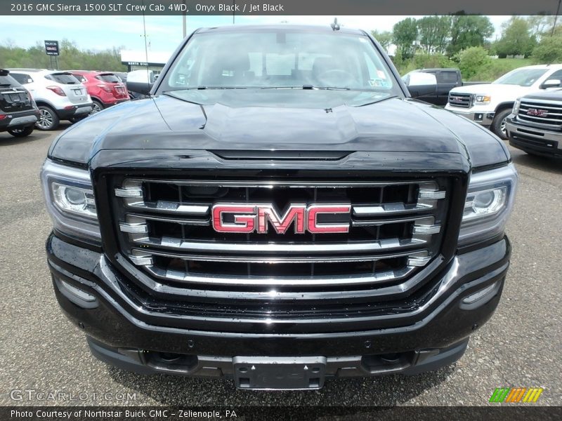 Onyx Black / Jet Black 2016 GMC Sierra 1500 SLT Crew Cab 4WD