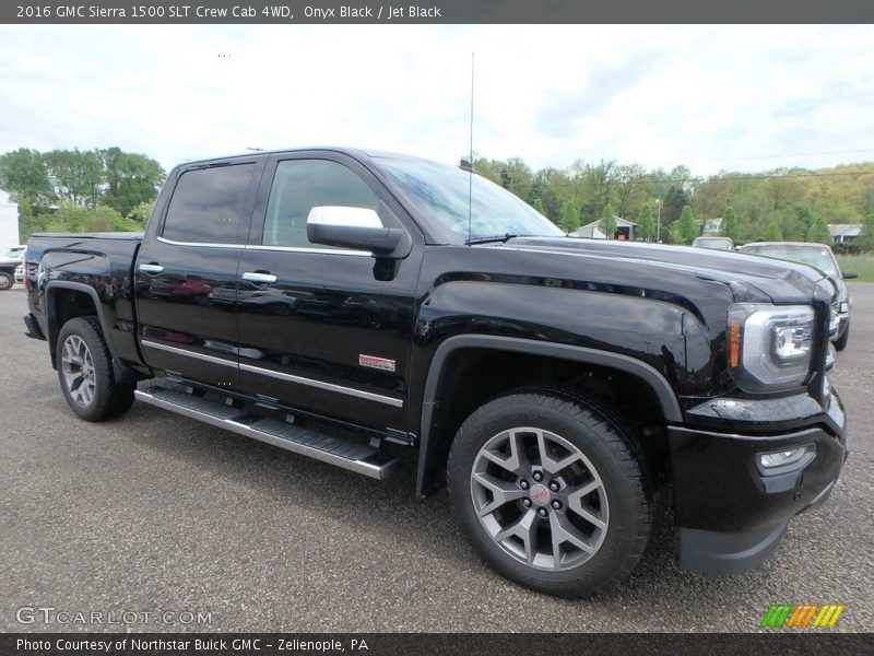 Onyx Black / Jet Black 2016 GMC Sierra 1500 SLT Crew Cab 4WD