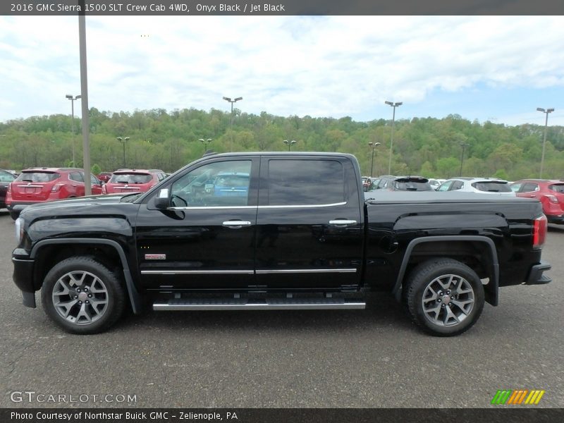 Onyx Black / Jet Black 2016 GMC Sierra 1500 SLT Crew Cab 4WD