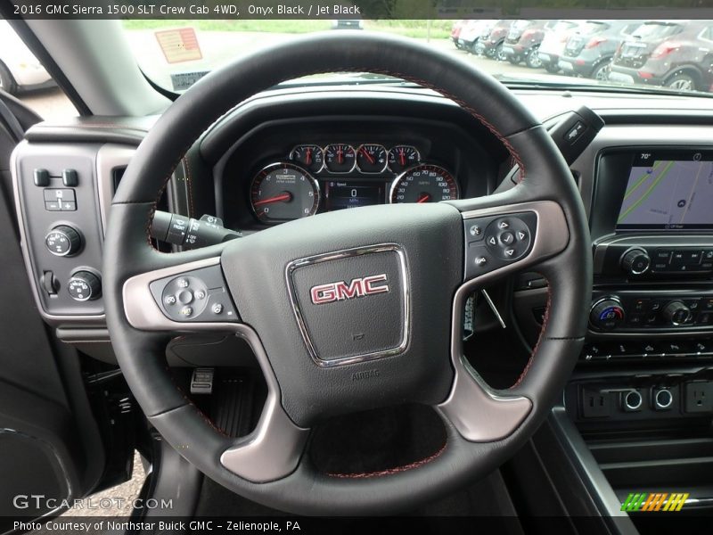 Onyx Black / Jet Black 2016 GMC Sierra 1500 SLT Crew Cab 4WD