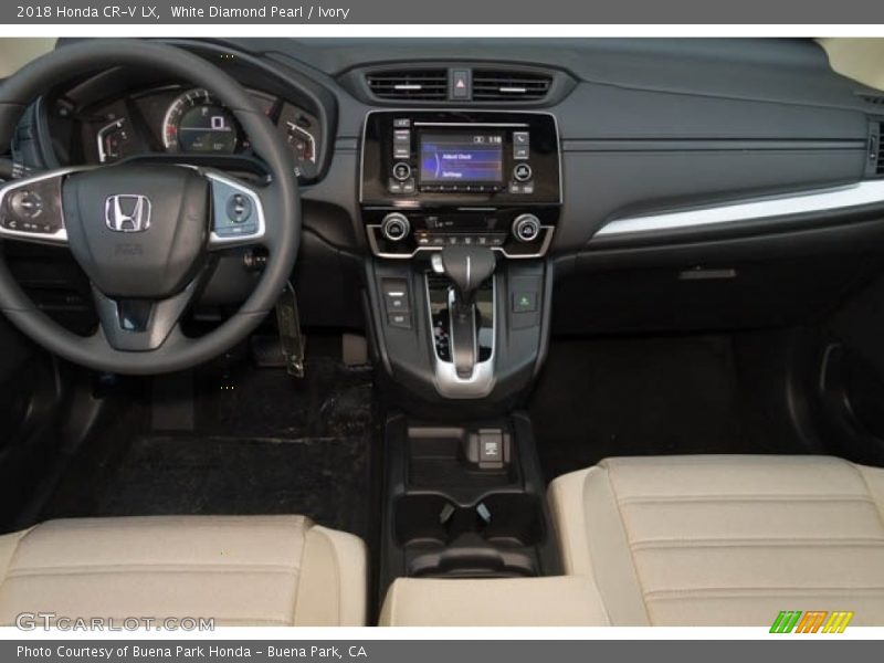 White Diamond Pearl / Ivory 2018 Honda CR-V LX