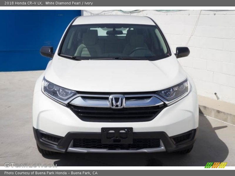 White Diamond Pearl / Ivory 2018 Honda CR-V LX