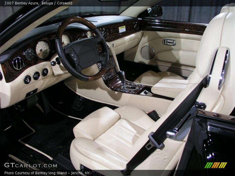 2007 Bentley Azure in Beluga/Cotswold Pinstripe / Cotswold /Beluga/Burr Walnut Veneer, Interior - 2007 Bentley Azure 