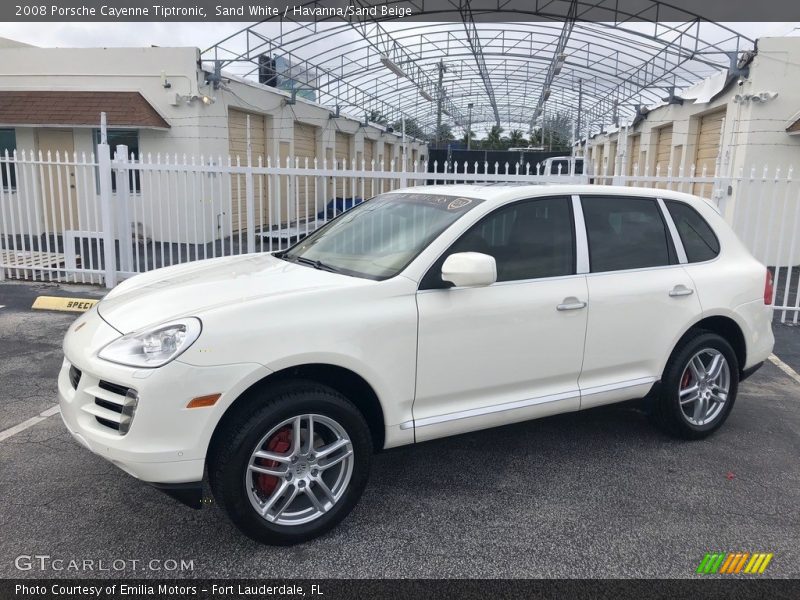 Sand White / Havanna/Sand Beige 2008 Porsche Cayenne Tiptronic