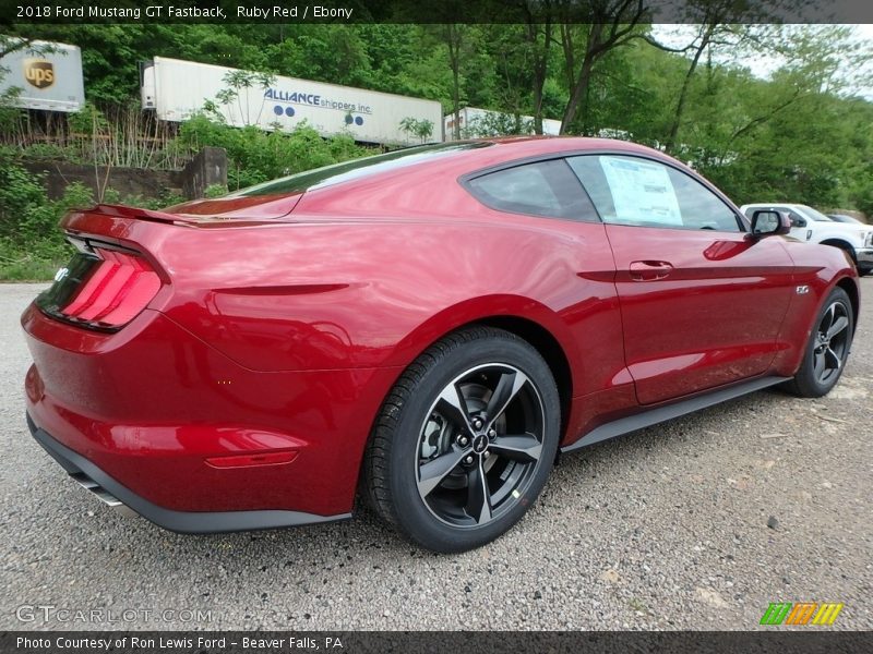 Ruby Red / Ebony 2018 Ford Mustang GT Fastback